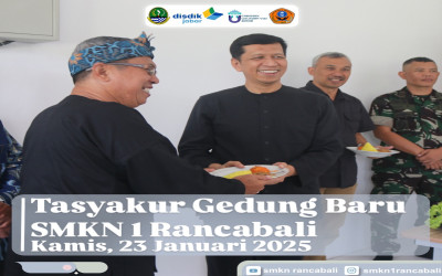 Kegiatan Tasyakur Gedung Baru SMKN 1 Rancabali