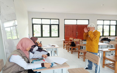 Pelaksanaan PSAJ Hari Pertama SMKN 1 Rancabali